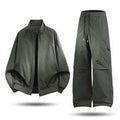 Oversized Cape Zip Set